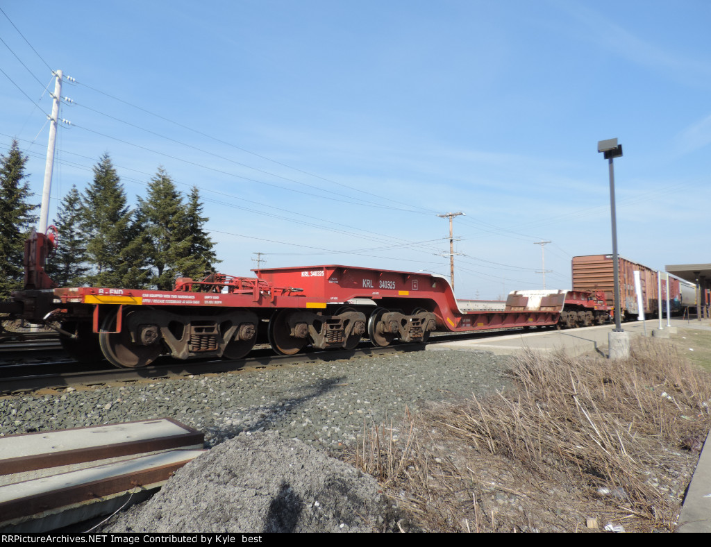 12 axle flat car for big loads 